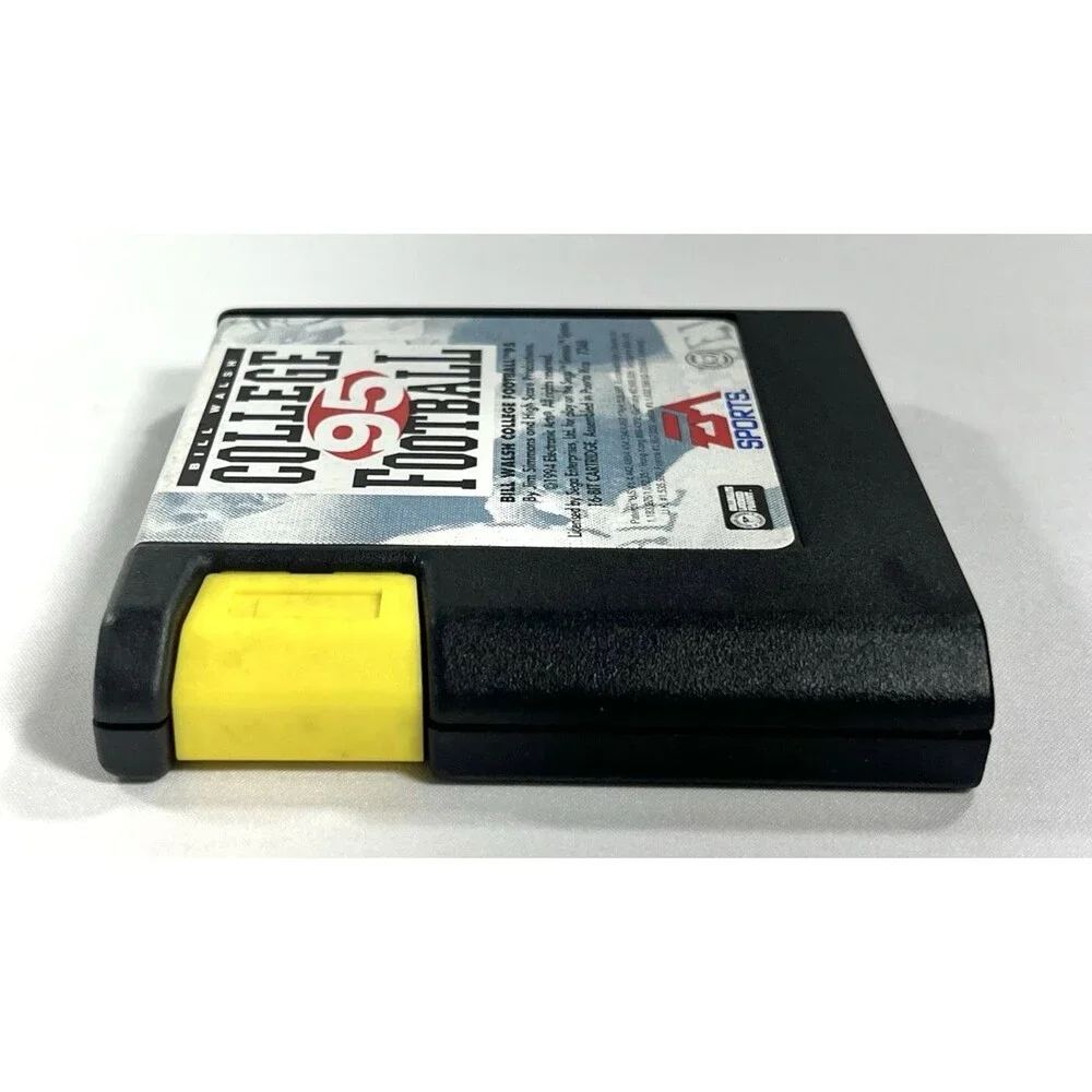 Bill Walsh College Football 95 Sega Genesis 1994 EA Sports Cartridge Tested